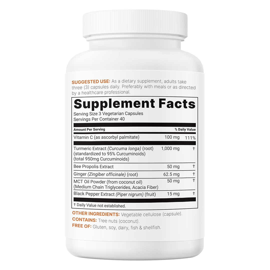Turmeric Curcumin Capsules (1,000mg)