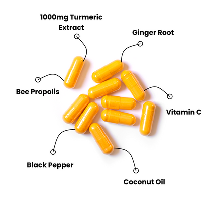 Turmeric Curcumin Capsules (1,000mg)