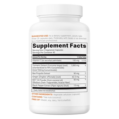 Turmeric Curcumin Capsules (1,000mg)